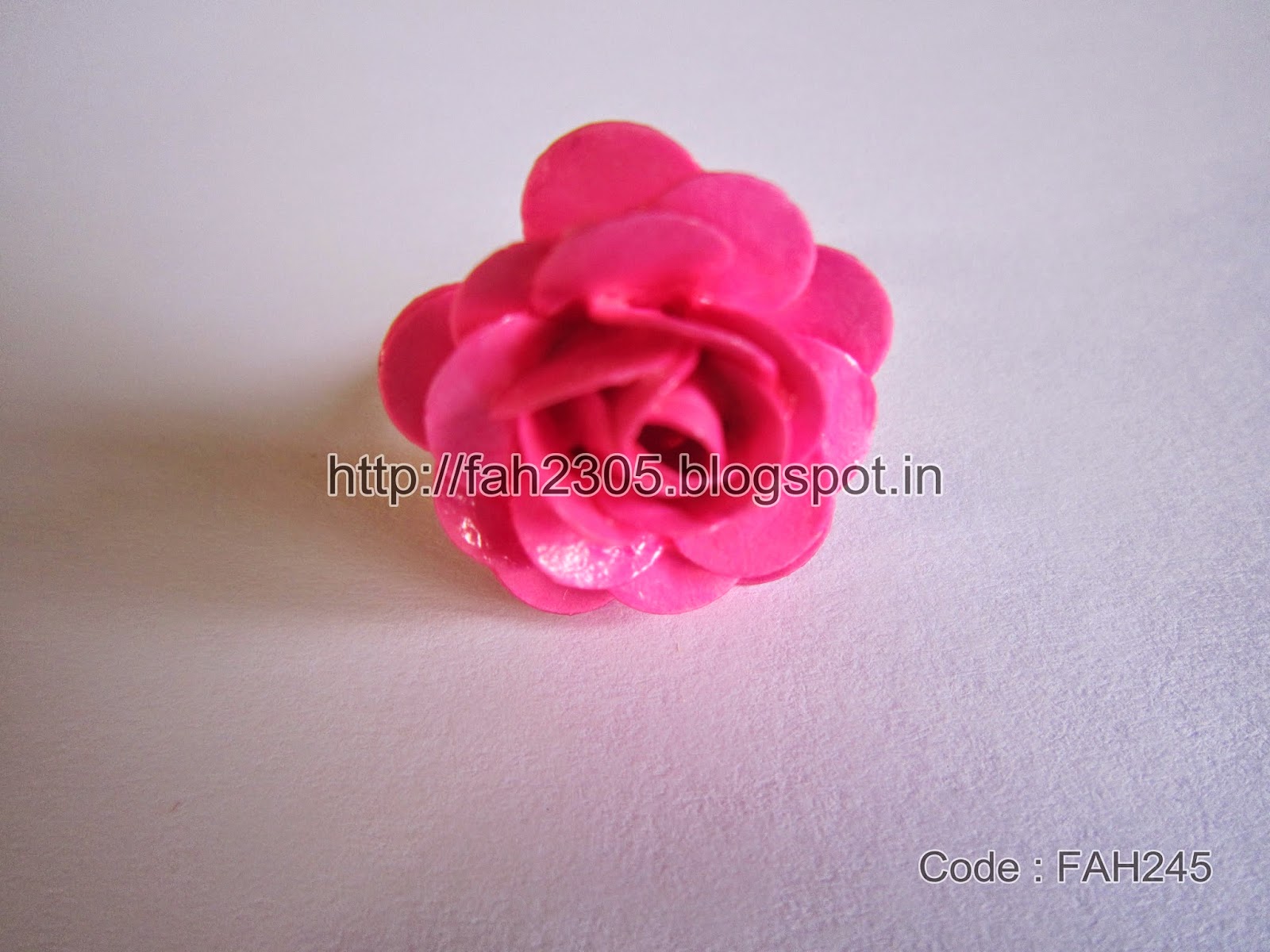 Fah Creations Paper Punch Flower Rings