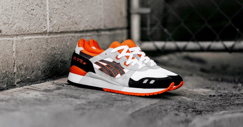 BUILD & DESTROY...: ASICS Gel-Lyte III "White/Black/Orange"