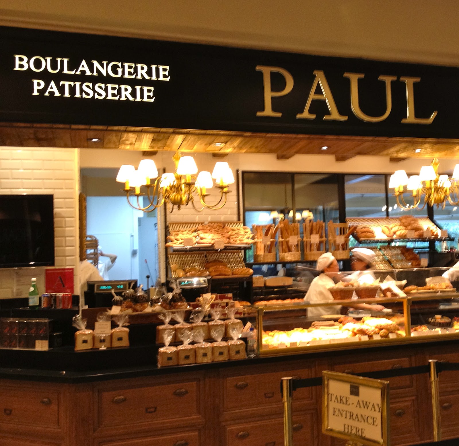 His Wardrobe Upside Down French Patisserie PAUL Maison Qualite