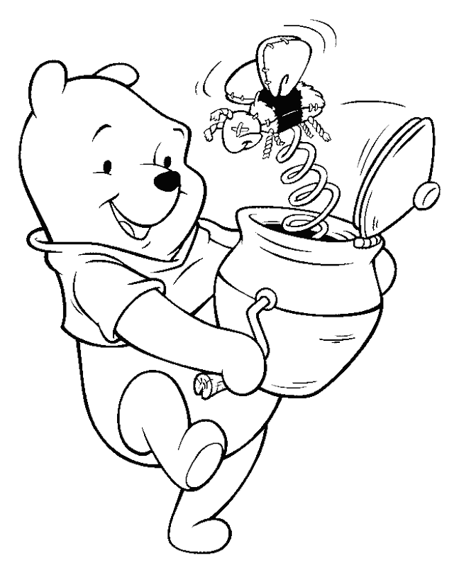 coloring drawings disney colorings disney drawings drawing winnie pooh  title=