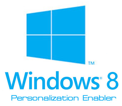 Windows 8 Personalization Enabler