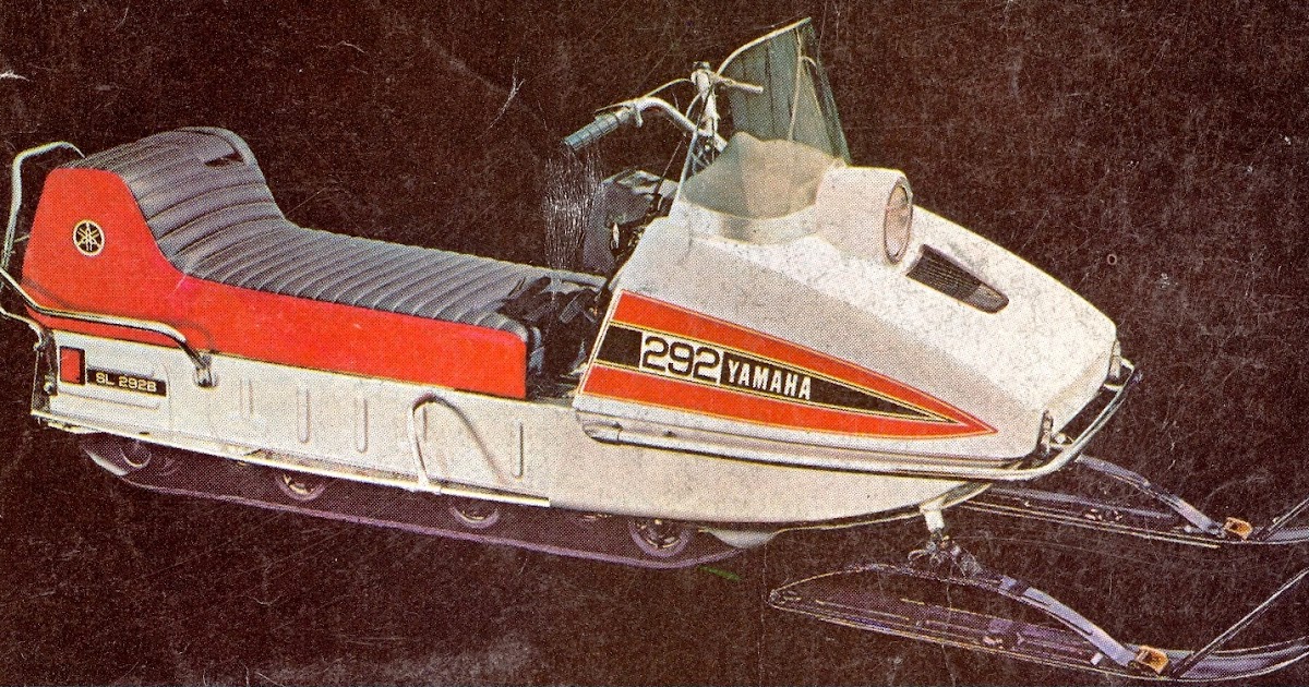 CLASSIC SNOWMOBILES OF THE PAST 1972 YAMAHA SL292 SNOWMOBILE