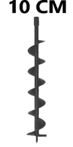 Broca taladro de tierra 10cm diametro