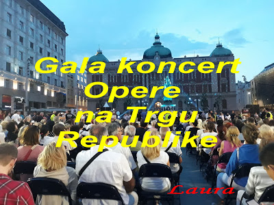 Gala koncert Opere ne Trgu Republike.