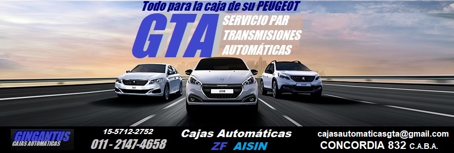 REPARACION DE CAJAS AUTOMATICAS PEUGEOT