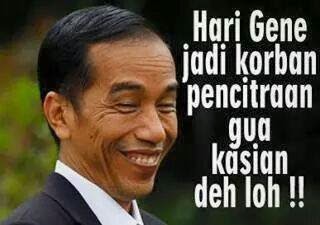 Beredar Meme Jokowi Memarahi Megawati