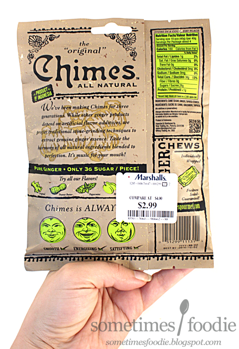 Sometimes Foodie Chimes Ginger Chews Marshall's Marlton, NJ