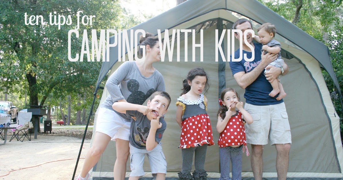 Buffy Sunshine top ten tips for camping with kids