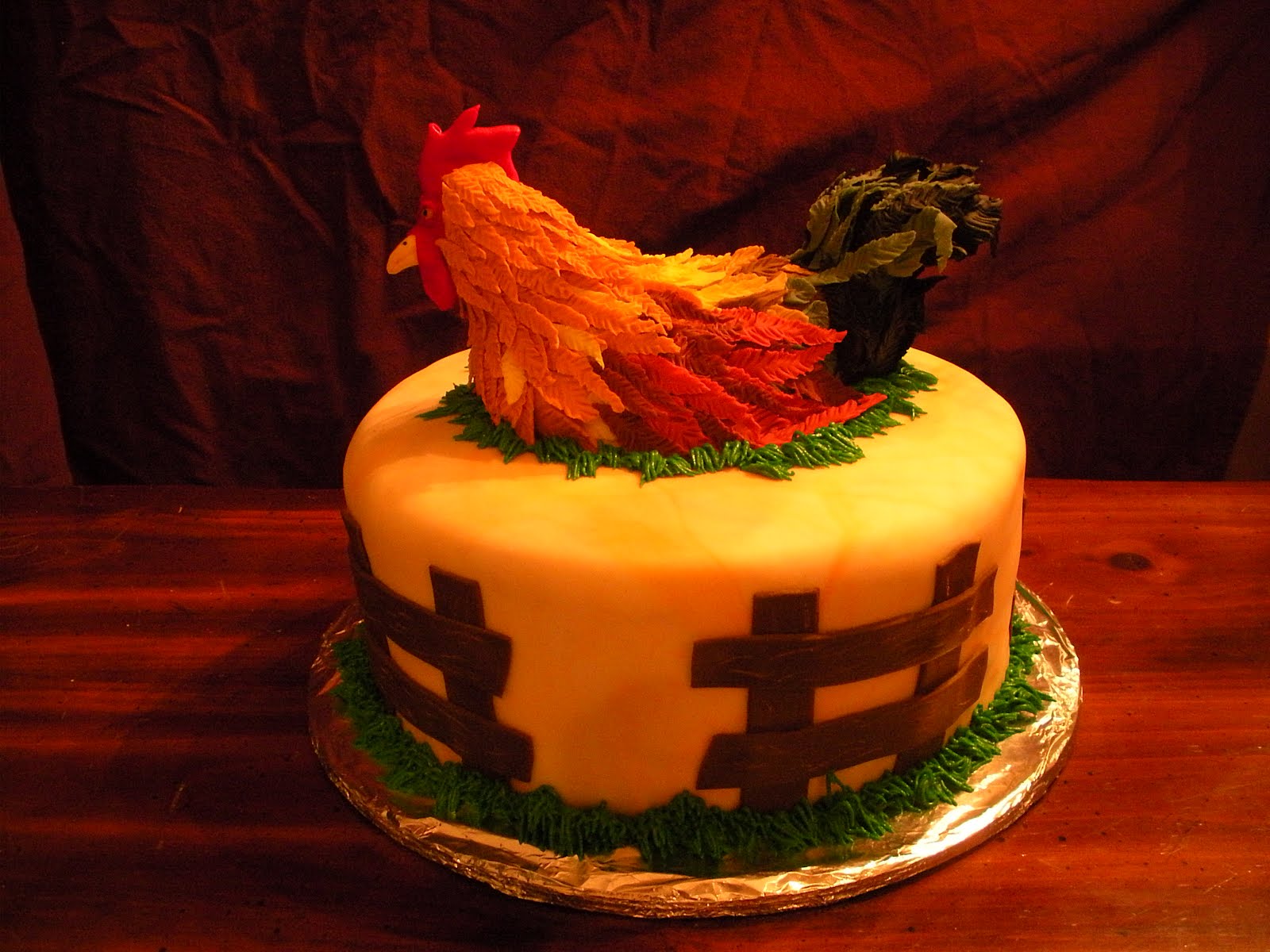 Beachy Cakes: Rooster Cake