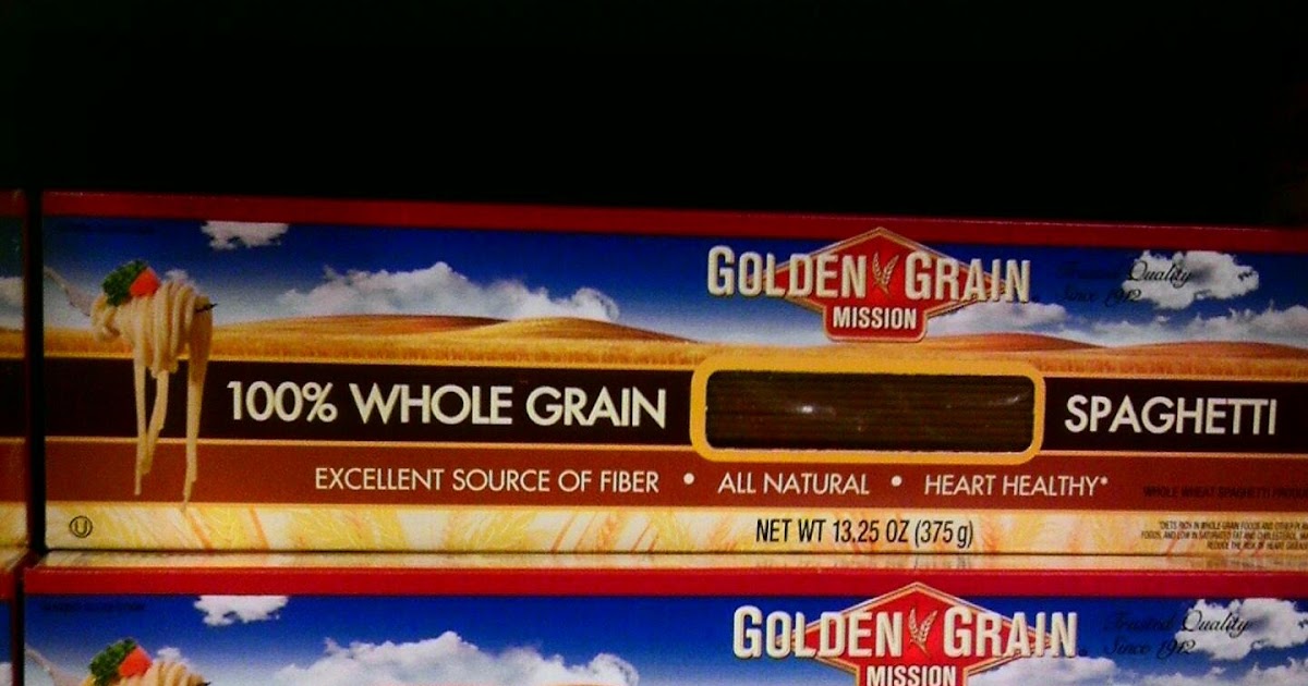 The Thrifty Deafies Safeway .75 Golden Grain 100 Whole Grain Pasta