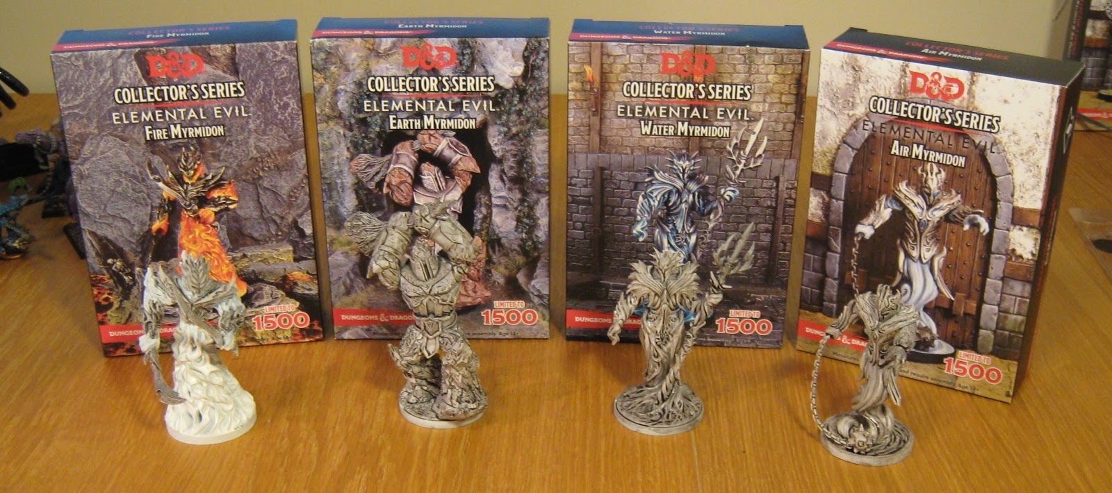 Four Elemental Myrmidons Wargaming Hub