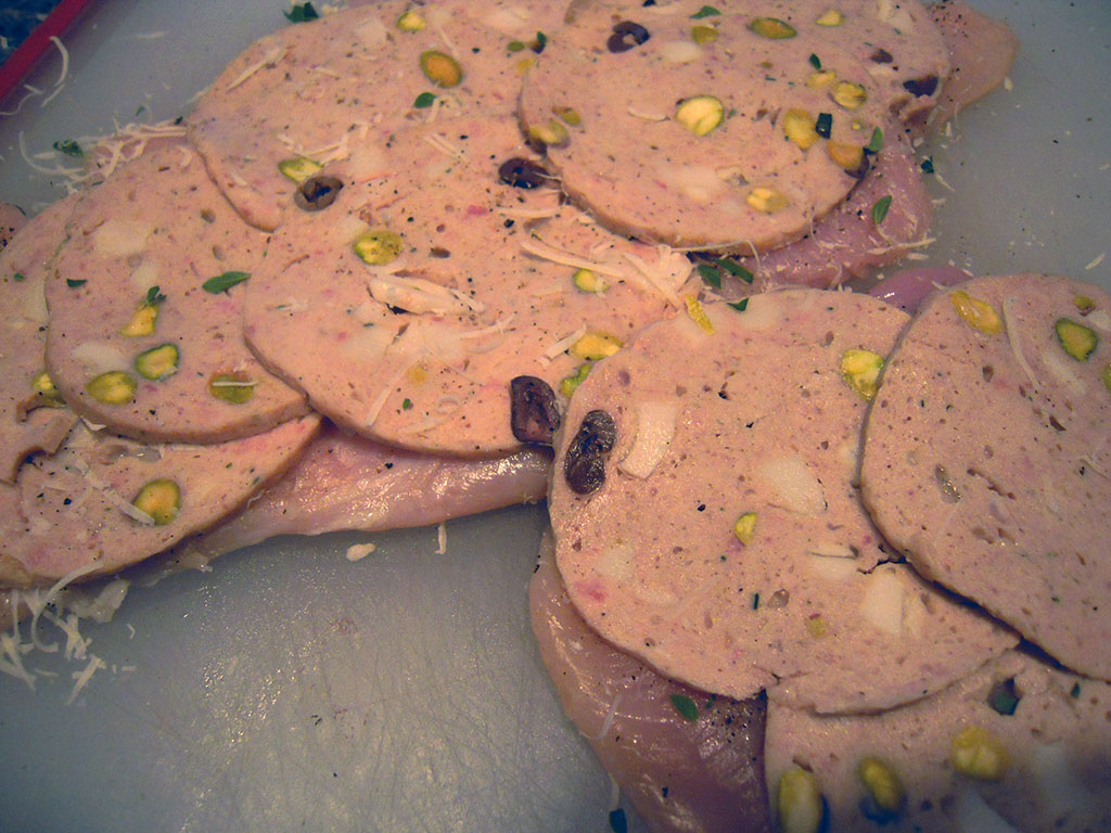 with food and love MORTADELLA ROLLED TURKEY BREAST, Recipe for Charcutepalooza 7