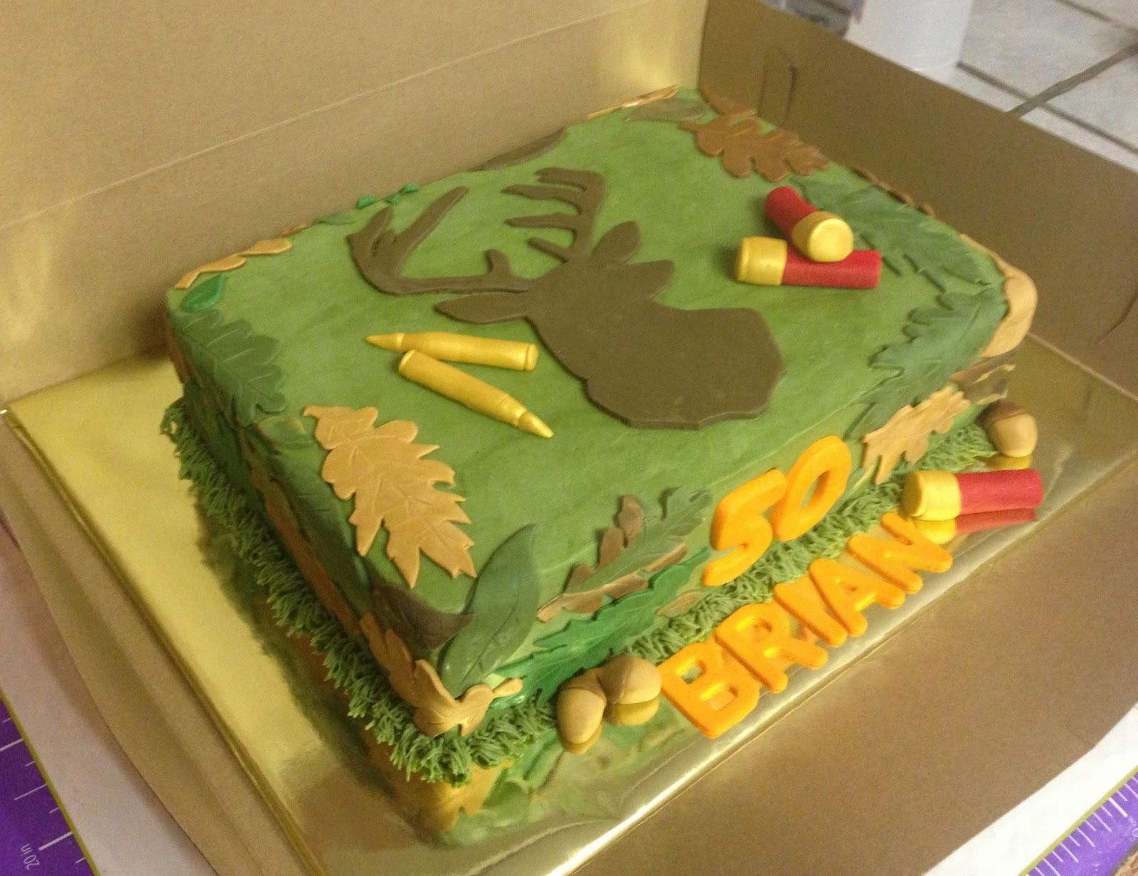 Cakes By Mindy Deer Hunting Cake 9 X 13