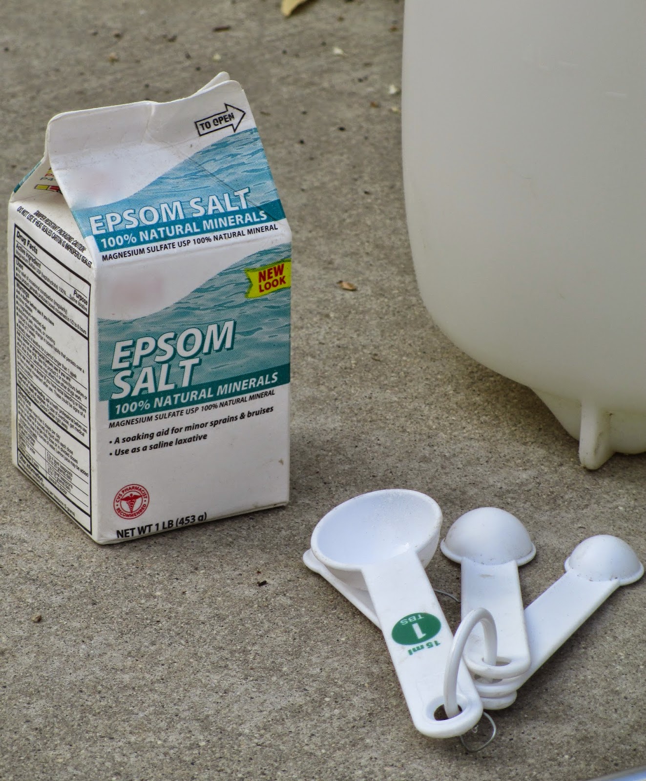 Andie's Way Epsom Salts to the Rescue Treating Chlorosis in my