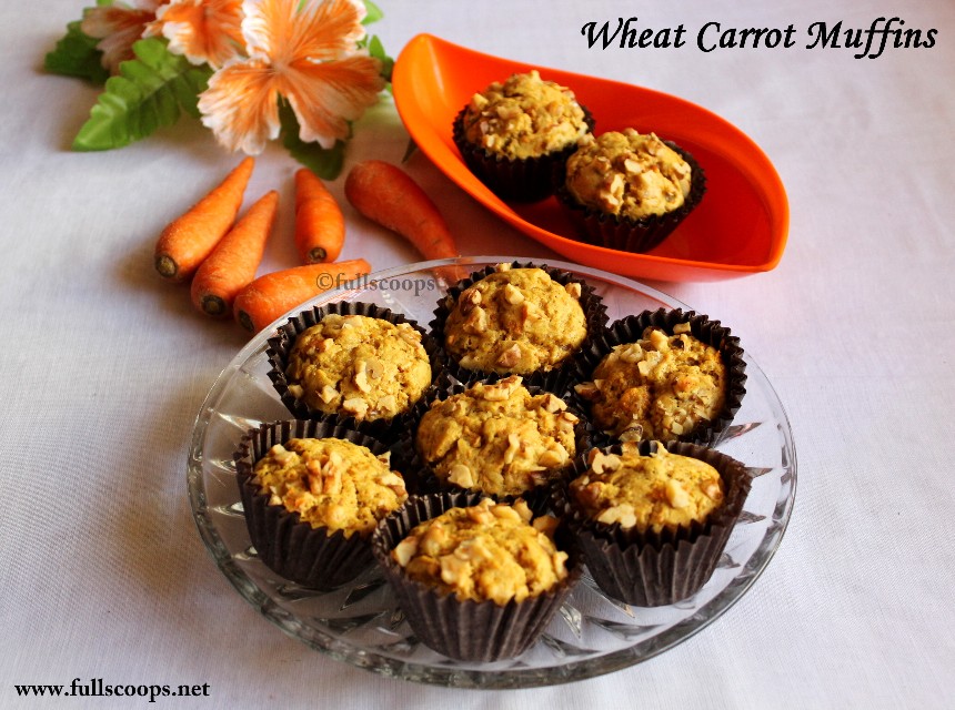 Whole Wheat Carrot Muffins Healthy Muffins Full Scoops A food