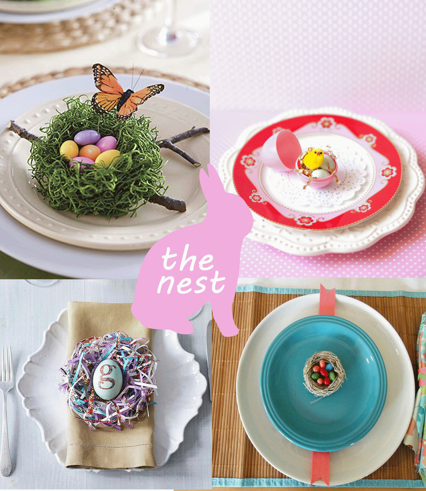 Ashley Thunder Events SIMPLEEASYBEAUTIFUL Easter Place Settings