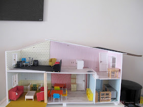 A  half-built Lundby dolls' house.