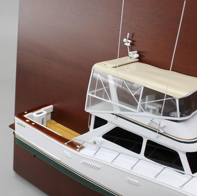 SD Model Makers Sport Fishing Boat Half Hull Model
