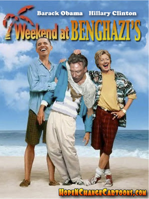 Weekend at Benghazi's, hope and change, stilton jarlsberg, benghazi, hillary, obama, murder, liars