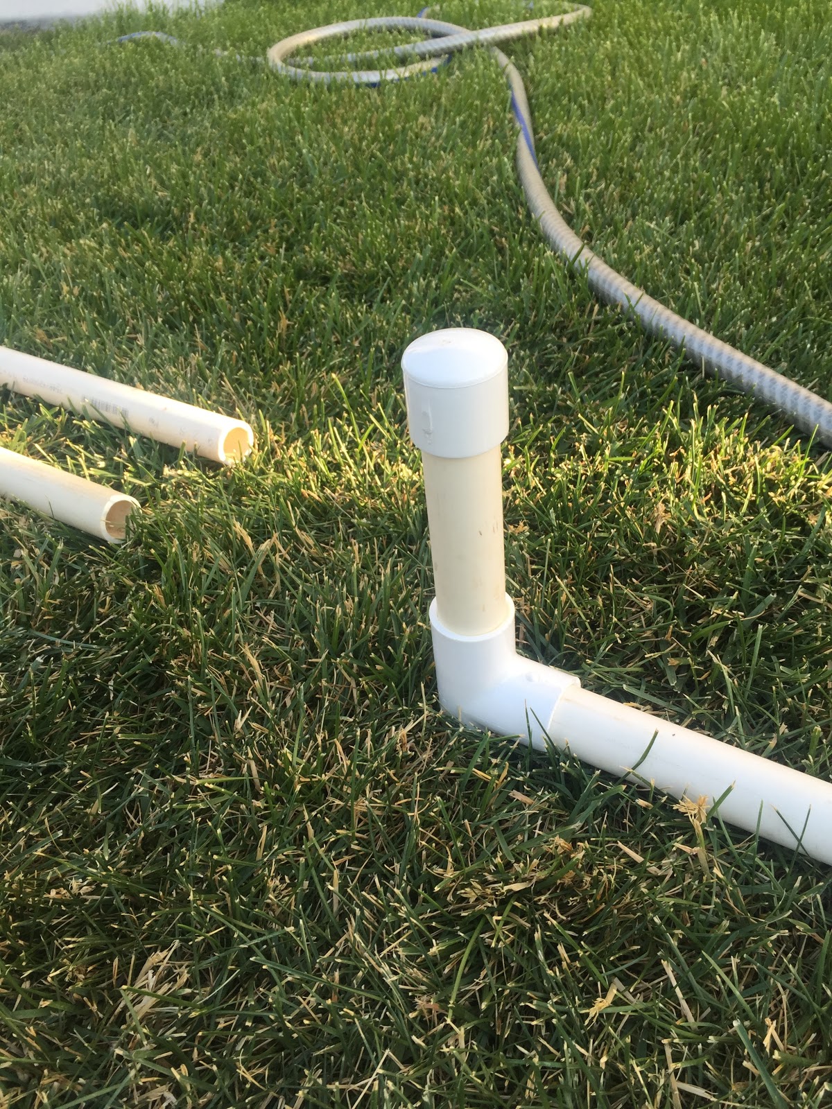 Sunshine and a Summer Breeze PVC Pipe Sprinkler 'Ridethrough'