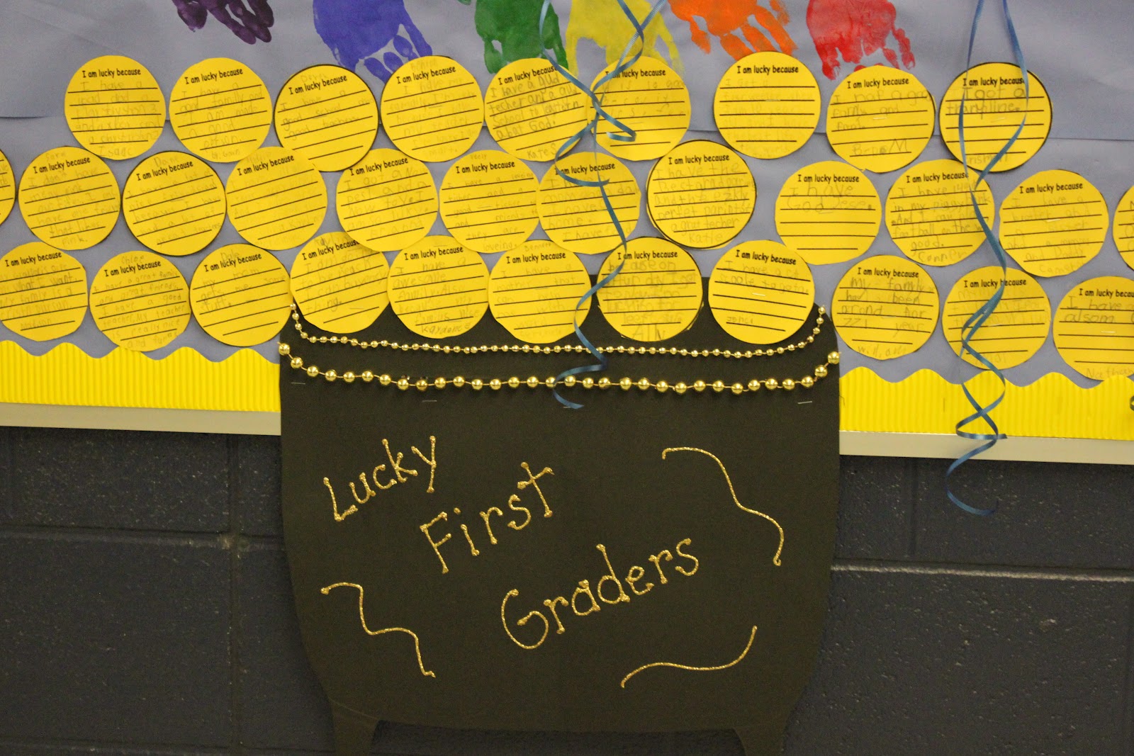 Mrs. Butterfield's First Grade March/Spring Bulletin Board