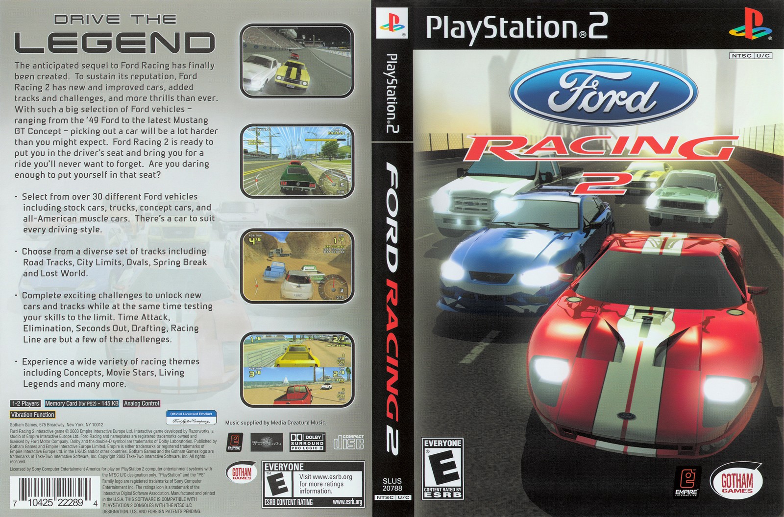 Ford Racing 2 Pc