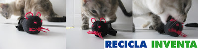 Cómo hacer un ratón para gato por Recicla Inventa