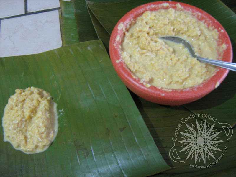 Cocina Costarricense tamal de elote al horno