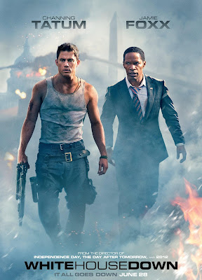 Poster Of White House Down (2013) In Hindi English Dual Audio 300MB Compressed Small Size Pc Movie Free Download Only At worldfree4u.com