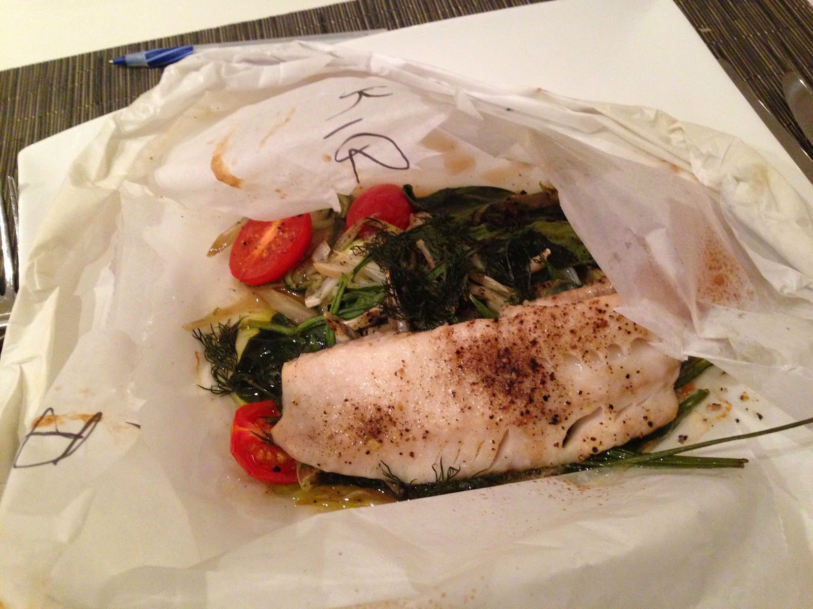 Culinary Kira Poisson en Papillote (Fish in a Bag)