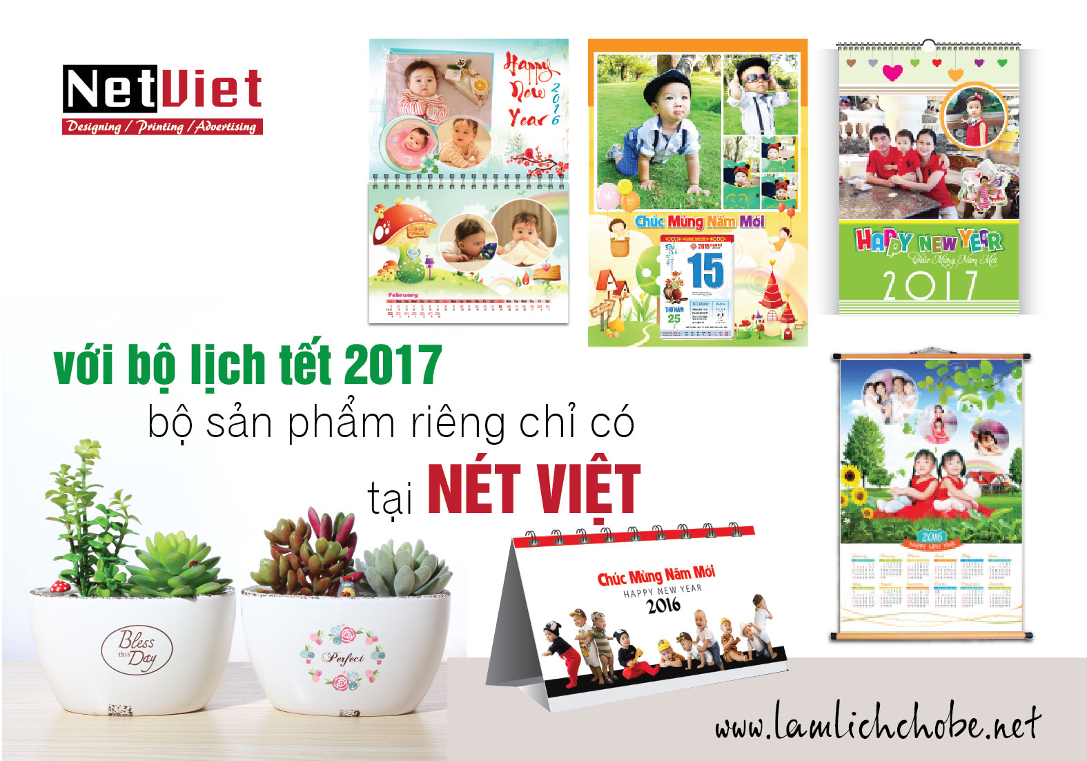 Làm lịch cho bé - Làm lịch cho bé 2017 - Làm lịch cho bé online