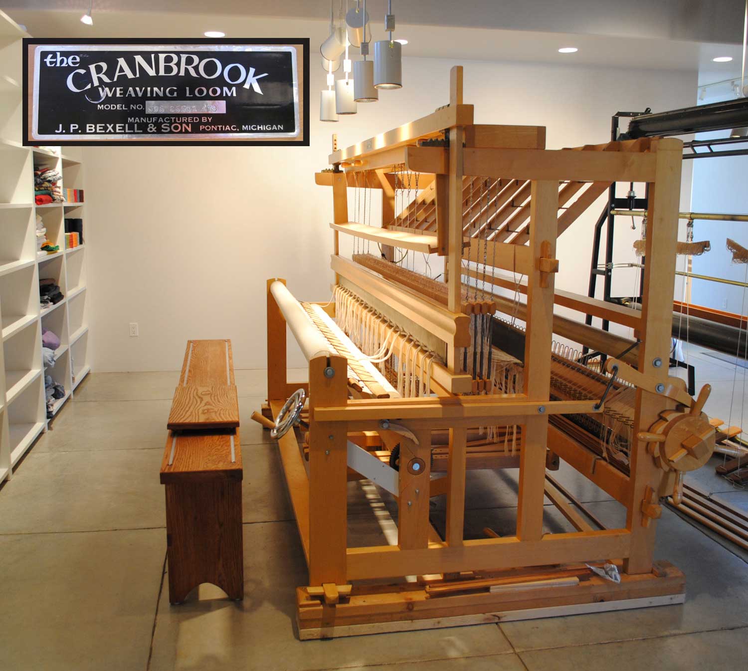 Rebecca Mezoff, Tapestry Artist The Cranbrook loom of James Koehler