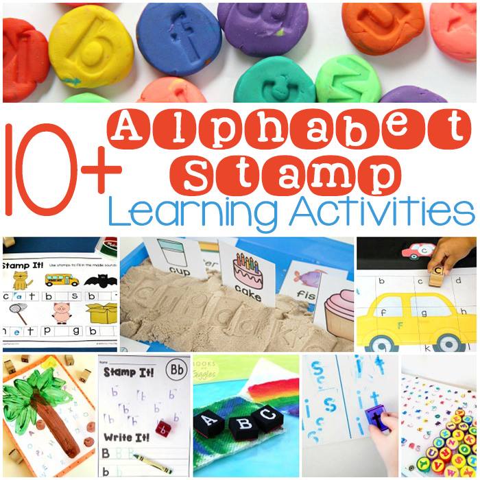 Make Your Own Stamp Pad for Letter Learning Activities