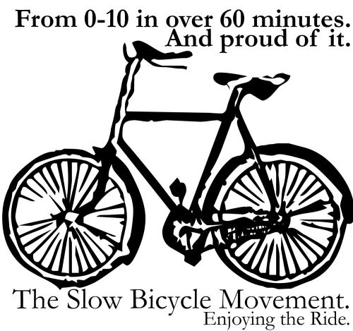 slow bicycle race