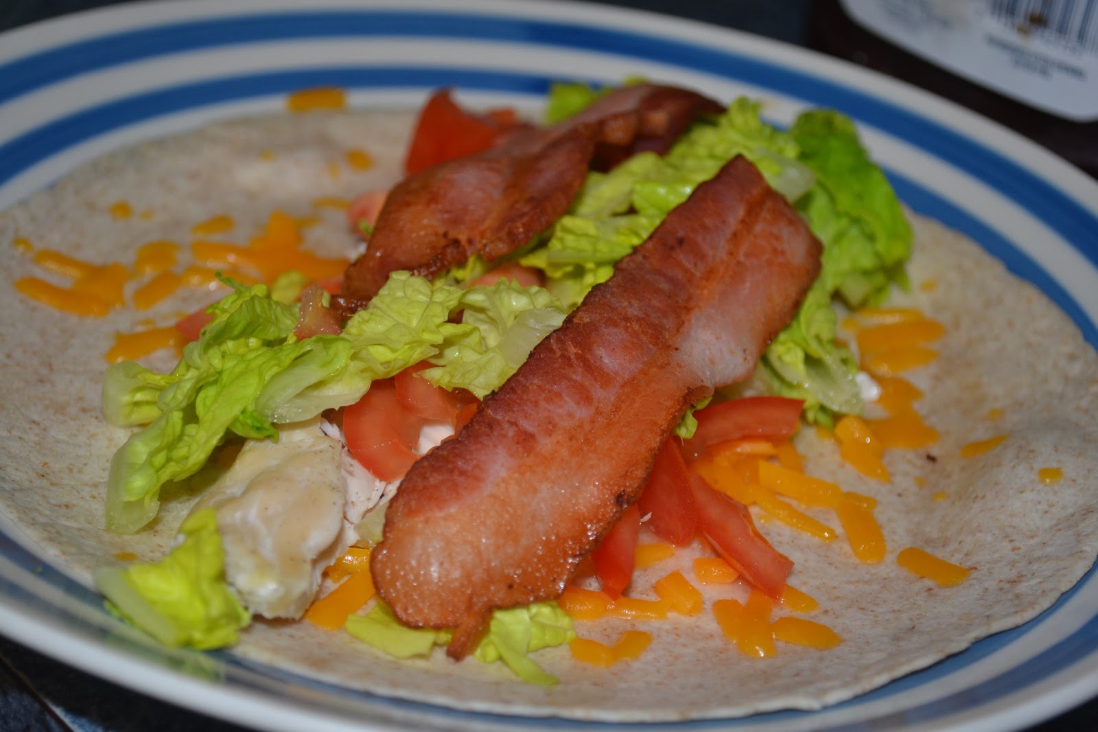 CBLT (Chicken Bacon Lettuce Tomato) Wraps