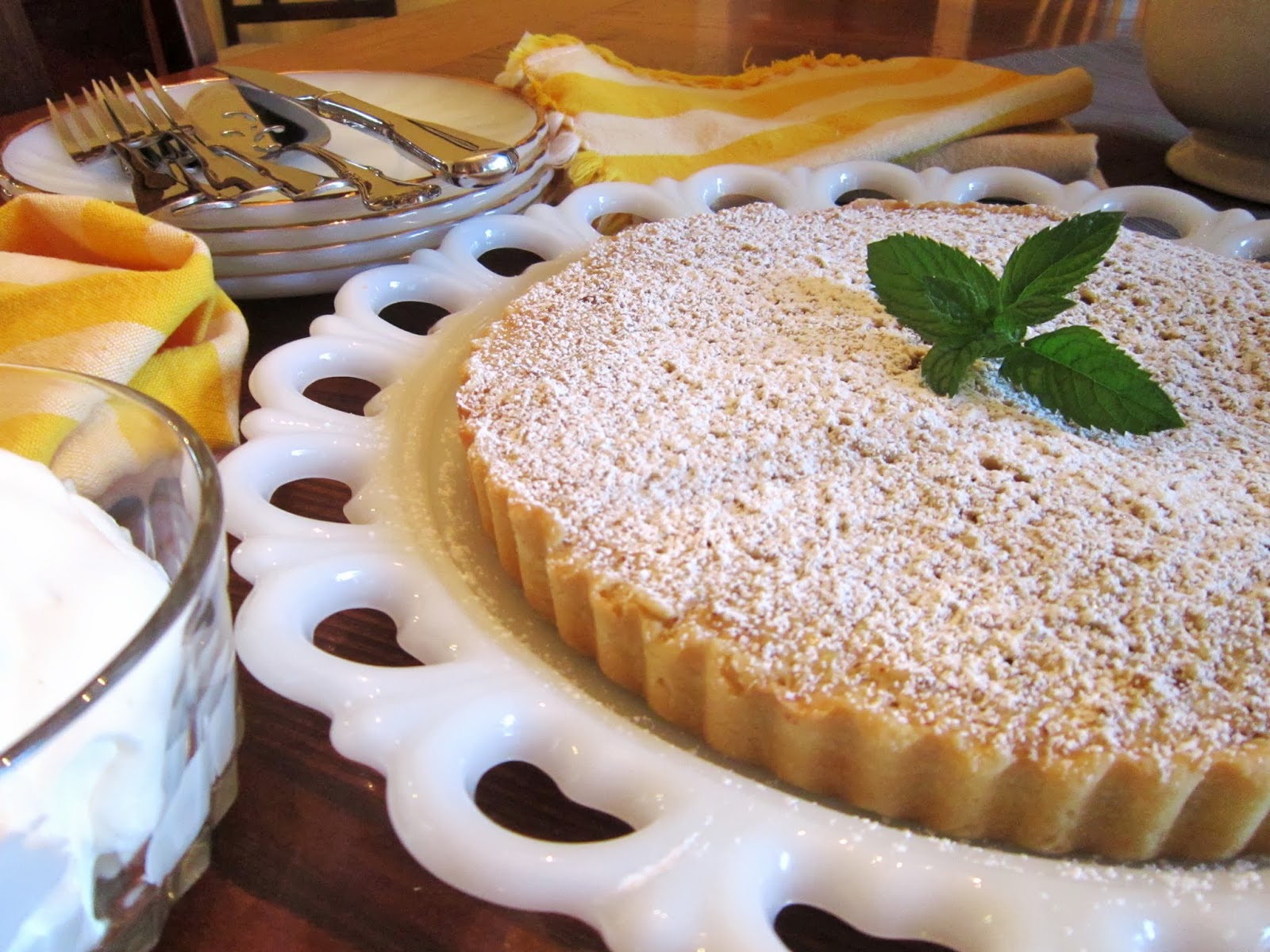 The Italian Next Door Fig and Pine Nut Tart