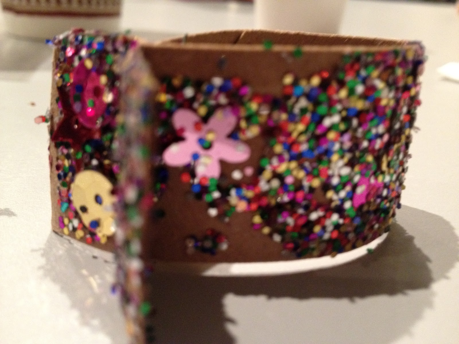 Just outside a life. Glitter Fish.