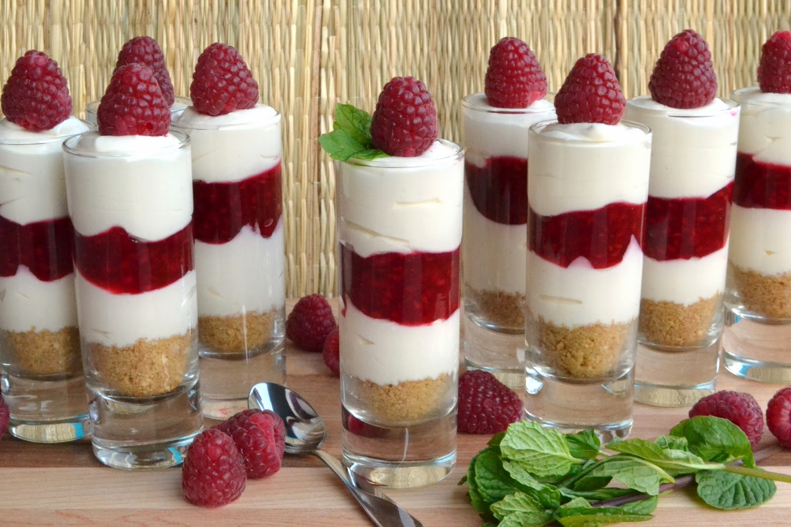 7kidsathome White Chocolate Cheesecake Shooters