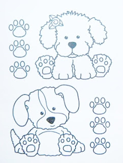 desenho de cachorrinhos