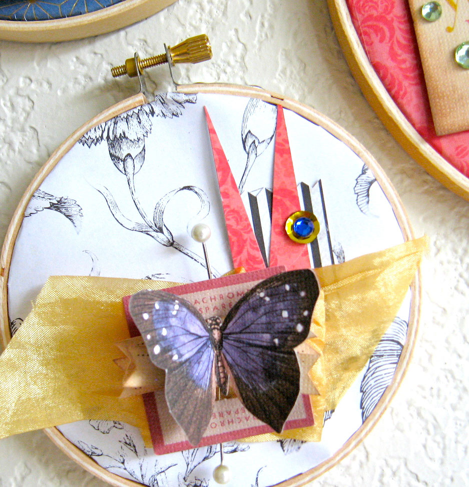 Sei lifestyle hanging embroidery hoop wall decor trio Sei lifestyle hanging embroidery hoop wall decor trio