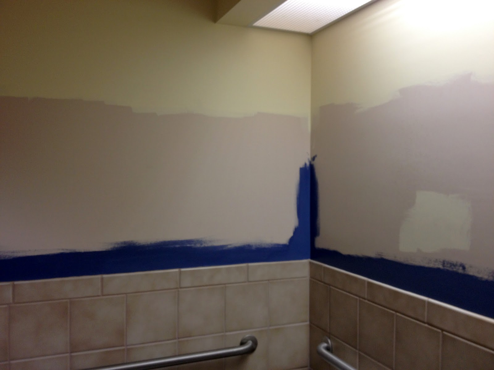 Language of Color and Texture Nascar Themed Bathroom