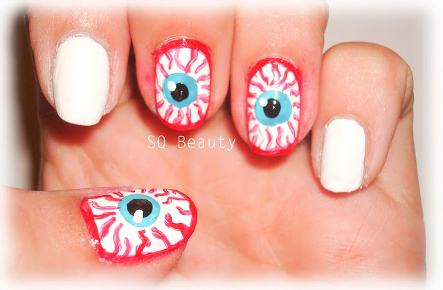 Nail Friday Frankenstein Eye Ojos Silvia Quiros