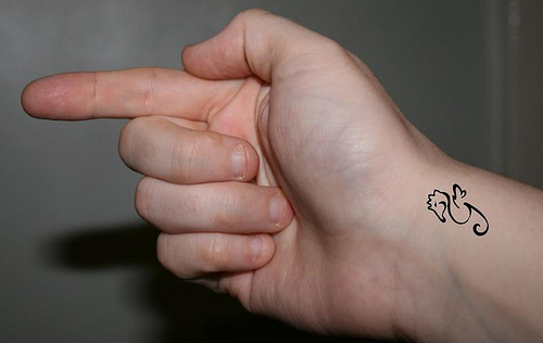 Cute Small Hand Tattoos Design for Girls 2012