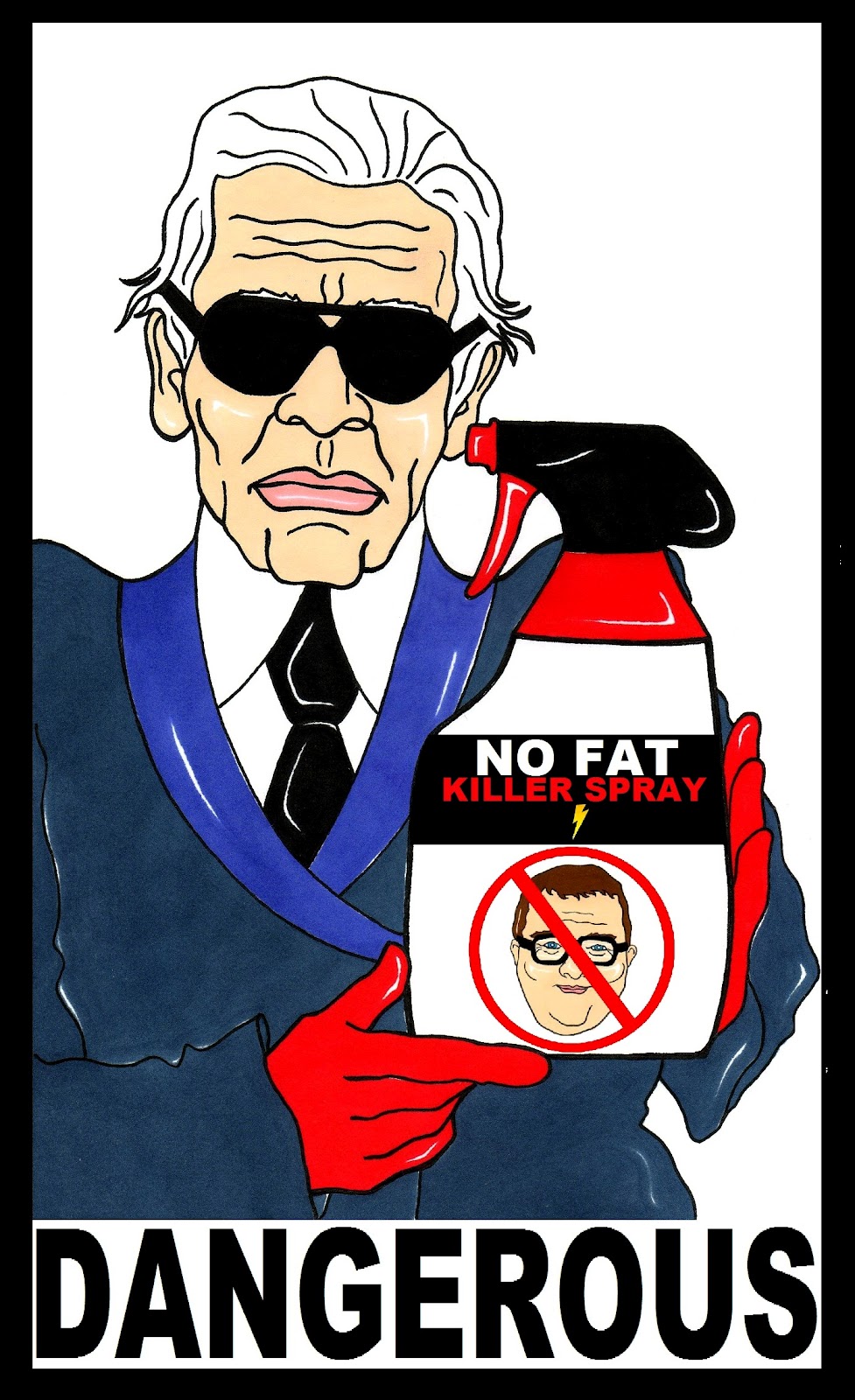 fat karl lagerfeld