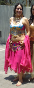 vestuario rosa danza arabe