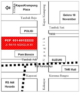 Peta Lokasi PCP Surabaya