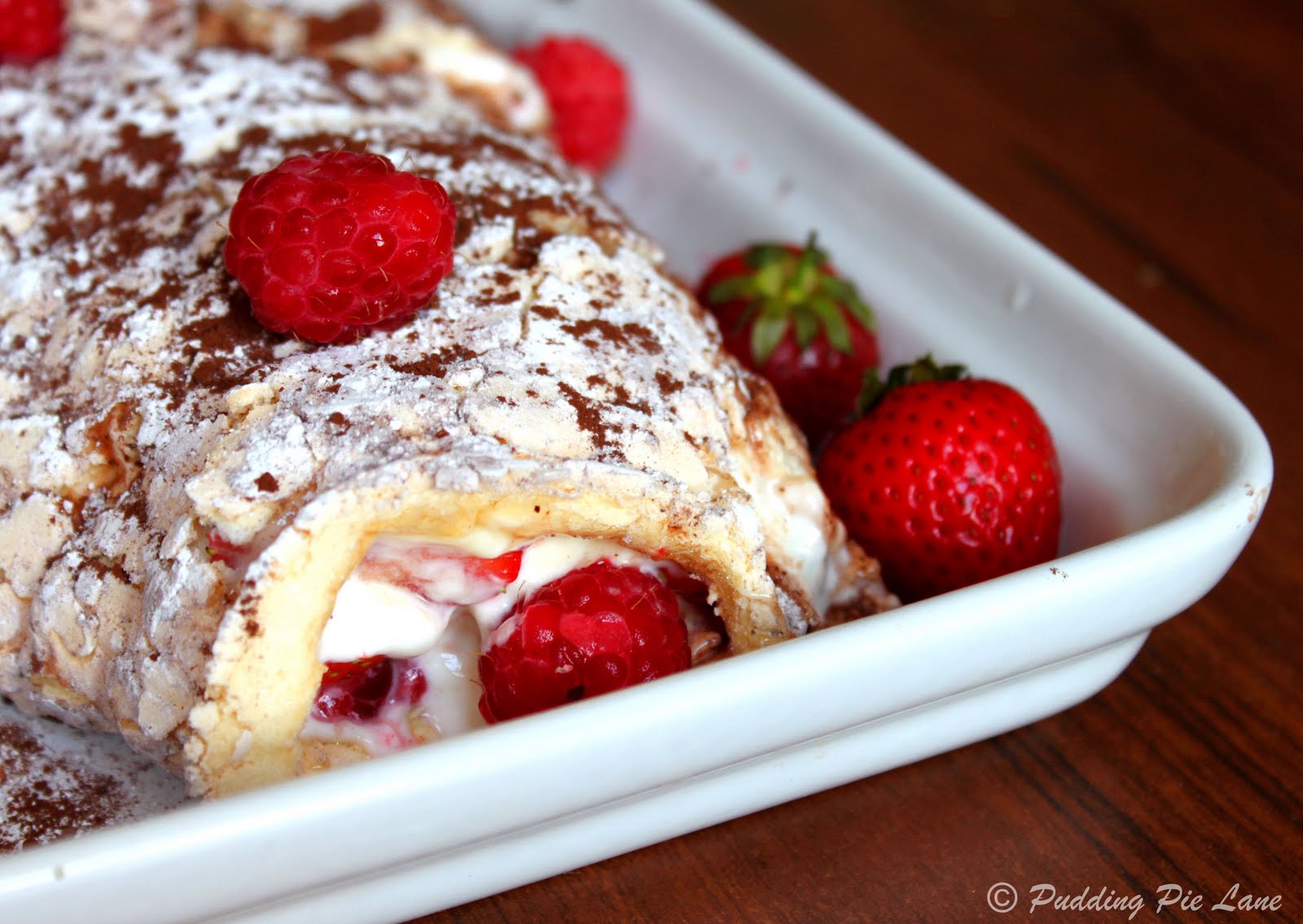 Pudding Pie Lane: Meringue Roulade With Chocolate