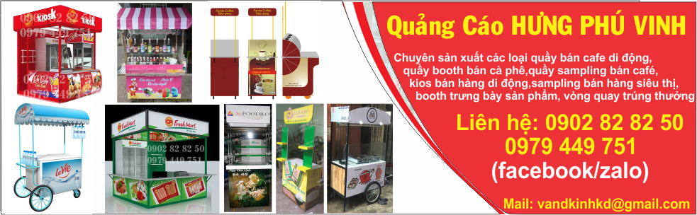 sản xuất quầy bán hàng di động