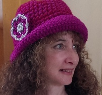  Roller Hat Magenta and Red