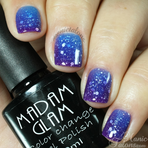 Manic Talons Nail Design: Madam Glam Chameleon (Thermal) Gel Polish